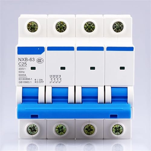 Disjoncteur NXB-63 4P pour tableau triphasé climatisation pompe