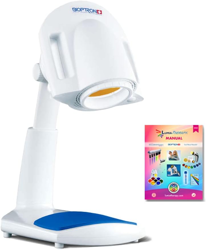 Bioptron Pro 1 by Zepter with Table Stand Featuring Fullerene Filter & Lumia Science Manual