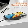 Funda para ZTE Blade A35/A55, funda de TPU de silicona suave, cubierta a prueba de golpes con forro de microfibra (Negro) 4