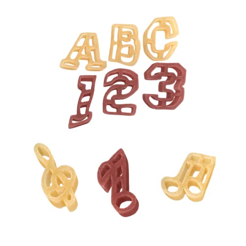 4 Pack: 2 Abc123 Pasta & 2 Music Pasta #TOP1
