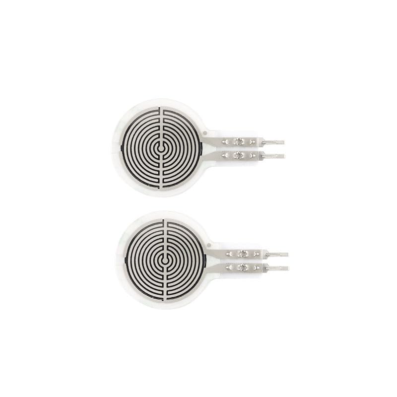 2PCS 18mm Thin Film Pressure Sensor FSR402 Resistance Type High Precise Force Sensitive Resistor Force Sensor for Arduino DIY Kit