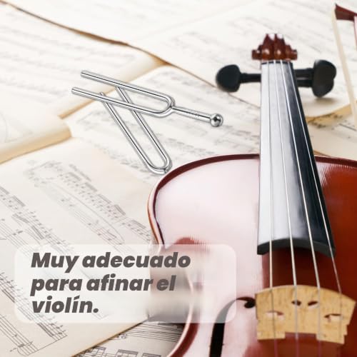 Miniatura 6 de Euykqnoi 1 Pieza Diapason,Diapason Musical,Diapason 440hz,Diapason Medico,Con Bolsa De Almacenamiento,Para Instrumentos Estándar, Afinador De Piano, Guitarra Y Violín