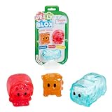 Bizak Jelly Blox 64552942-2 Jeu sensoriel avec 3 Figurines Douces et colorées, Comprend 1 ...