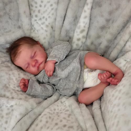 Bebe Reborn Menino,19 Polegadas 49 Cm Bebe Reborn Realista Recem ...