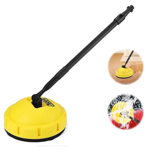 Nettoyeur de Surface Haute Pression pour Karcher K1 K2 K3 K4 K5 K7,Brosse Rotative Nettoyeur Haute Pression pour Terrasse,Accessoire de Nettoyage de...