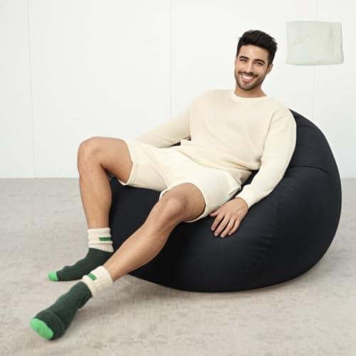 Tusrai Bean Bag Cover Liner Only Ultra Soft Stretchy