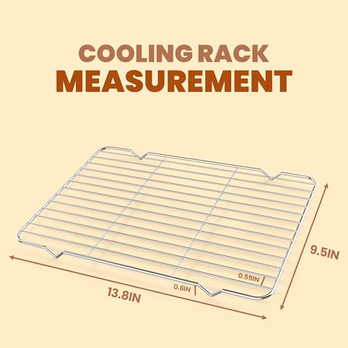 Jacyao'S 2-Pack Cooling Rack, Cooling Racks For Cooking And Baking, Made From Solid Stainless Steel, Easy To Clean thumb #1