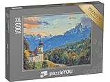 Puzzle classique de qualité dans une boîte anthracite avec l'image du puzzle comme modèle