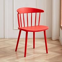 Amazon｜YJFFQ ダイニングチェア おしゃれ レッド 北欧家具 45*76cm