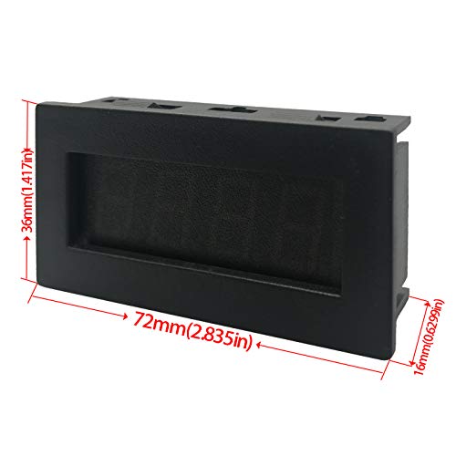 image for DIGITEN 4 Digital Green LED Tachometer RPM Speed Meter + Hall Proximit