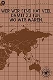 Wer wir sind hat viel damit zu tun, wo wir waren: Reisetagebuch DinA 5 Notizbuch für Reise-Fans Platz für Notizen und Fotos zum Einkleben