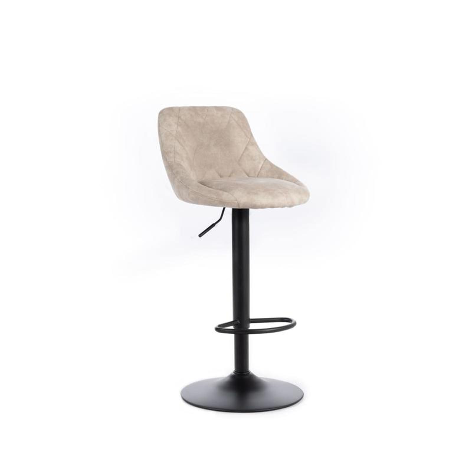 MONDO VIRO Ensemble de tabourets hauts Alan en tissu rembourré avec