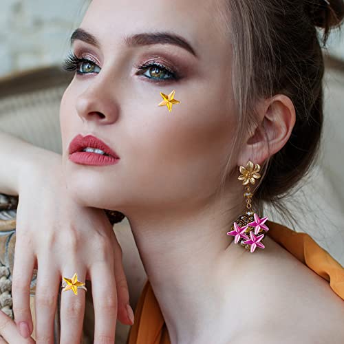 Oiiki 2000Pcs 11Mm Acrylic Rhinestone Star Embellishments, Mixed-Color Flatback Plastic Crystal Gem Stars Diy Crafts Christmas Decoration Making For Jewelry Earring, Necklace, Clothes, Phone Case #TOP6