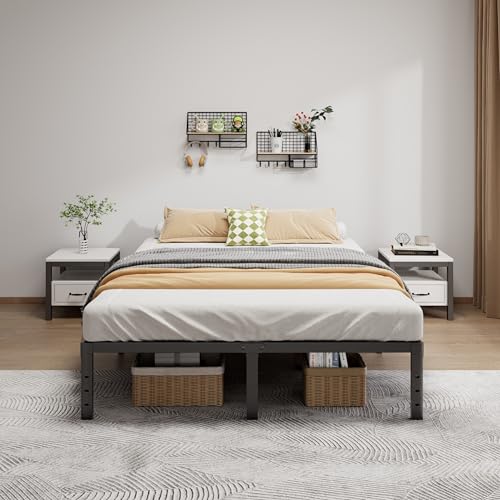 LUMUNANCE Metal Bed Frame King Size - 14 Inch Heavy-Duty King Platform Bed Frame No Box Spring Needed, Easy Assembly, Noise-Free, Sturdy Mattress Foundation, Underbed Storage Space by LUMUNANCE - Image 5