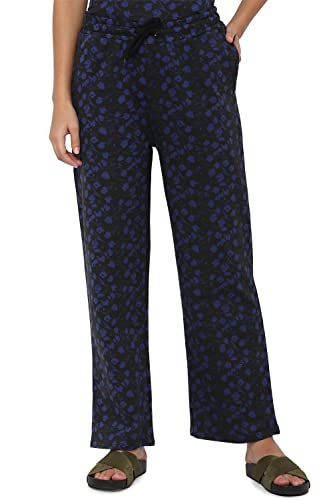 Image of Allen Solly Printed Cotton Regular Fit Womens Trousers