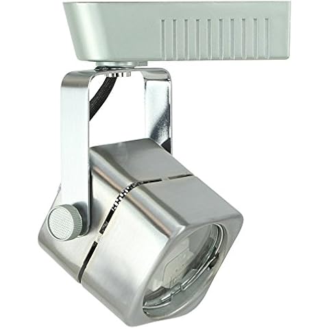 Brushed Steel Low Voltage Track Lighting Head Cover