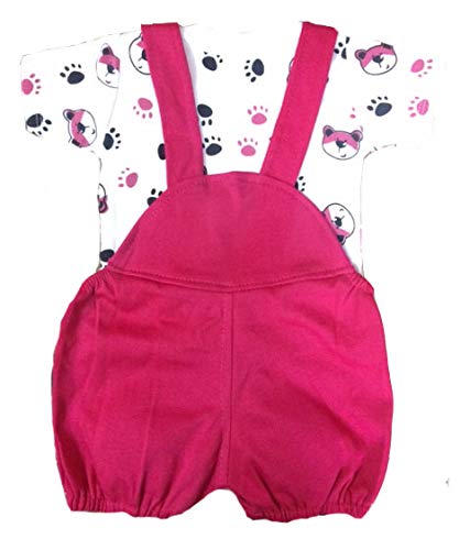 Image of Tendercare Baby Girl's & Baby Boy's Knee Length Dungaree (check sold while checking out)