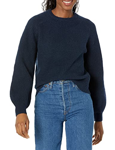 Image of Amazon Essentials Women's Ribbed Long Sleeve Crewneck Sweater