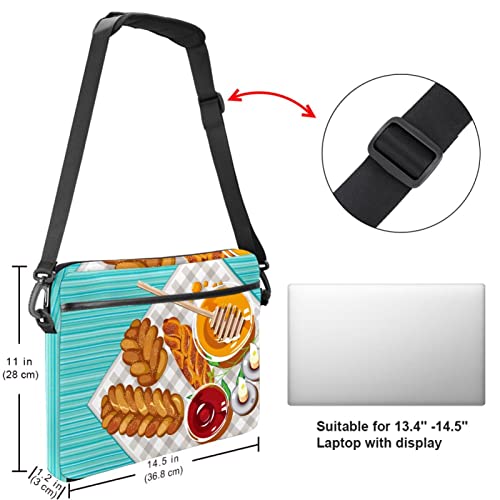 Bolsa de mensajero para portátil multicolor acolchada contra impactos 5