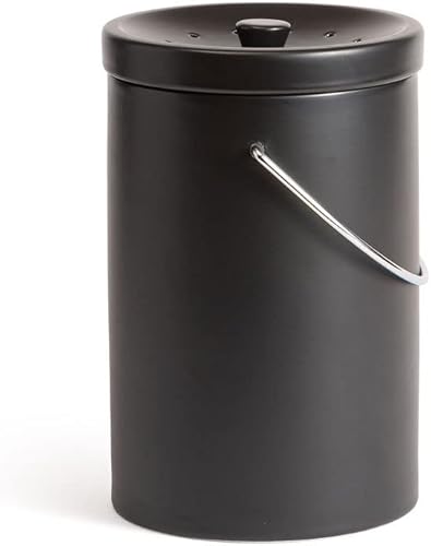 Miniatura 2 de Contenedor de cerámica para compostaje negro