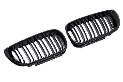 Calandre haricot noir brillant pour BMW Série 3 E46 Berline et Touring 2002-2005