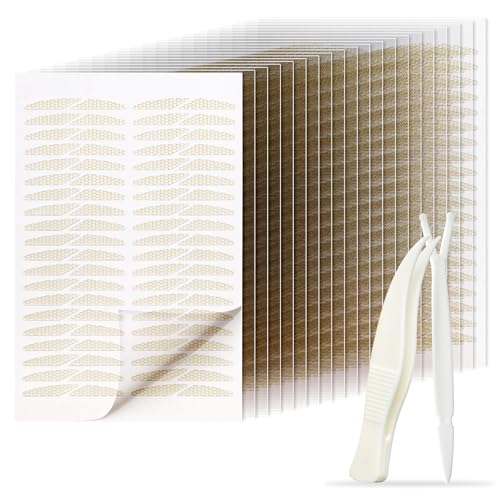1200 Pairs Double Eyelid Stickers Breathable Invisible Eyelid Lifter Strips Natural Self-Adhesive...