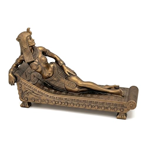 Estatua Reina Egipcia Cleopatra VII en Resina miniatura 1