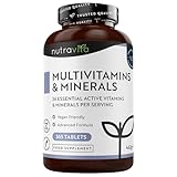 Nutravita Multivitamins & Minerals - 365 Vegan...