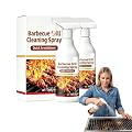 TAQIYEZ Fast Acting Heavy Duty Grill Degreaser Spray, Fast Acting Degreaser for Outdoor Heavy Duty BBQ Grills, Stain Remover for Kitchen Grates and Racks, 3