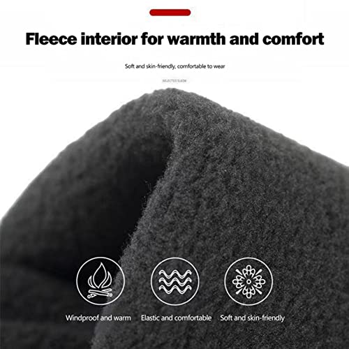 Luvas Térmicas de Inverno - Luvas de inverno com zíper para homens e mulheres - Luvas quentes para c