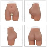 Adima Realistyczne silikonowe majtki z otwartym krokiem Hip Enhancers Spodnie Butt Lift Shaper Control Panty dla kobiet Crossdresser,Color2,T2.6