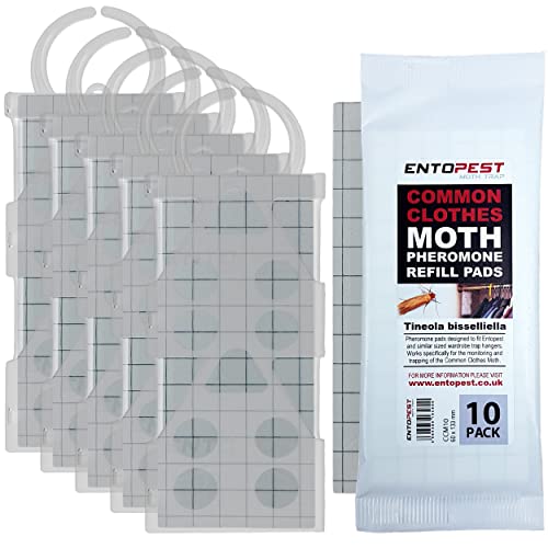 Trappify Universal Moth Traps with Pheromones: Adhesive Pantry