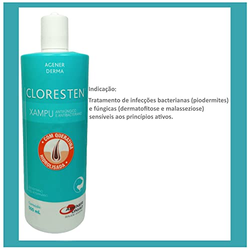 Shampoo Antibacteriano Agener União Dr.Clean Cloresten 500 ML