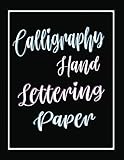 Black Background Hand Lettering Practice: A Workbook for Calligraphy with Gel Pens on Black Background | Slanted Grid Lines for Writing