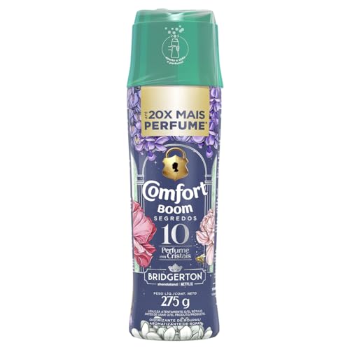 Odorizante de Roupas 10 Bridgerton Comfort Boom Segredos Perfume em Cristais Frasco 275g