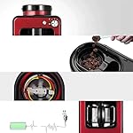 QJRGUY Drip Maker, Grind and Brew Automatic Machine with Built-In Burr Coffee Grinder - Image 5