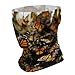 ZGHQHCDRH Heaps of Orange Monarch Butterflies Neck Gaiter Personalized Soft Windproof Face Cover Cozy Winter Neck Warmer Gator Scarf Multipurpose Fashion Breathable Bandana Face Mask Scarf for Adult