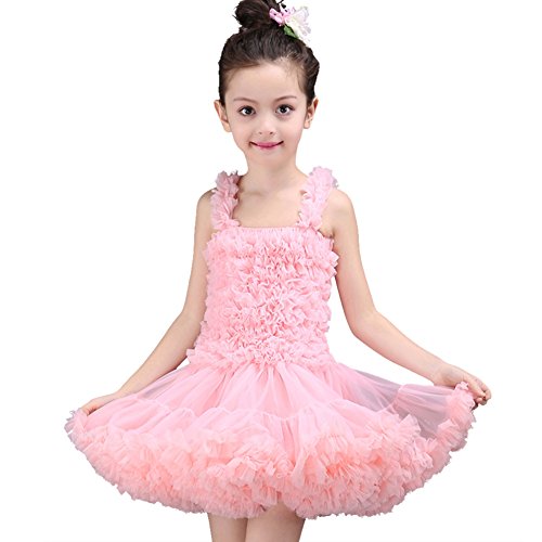 AEIL Robe - Boule - Fille - Rose - 8-9 ans Cover