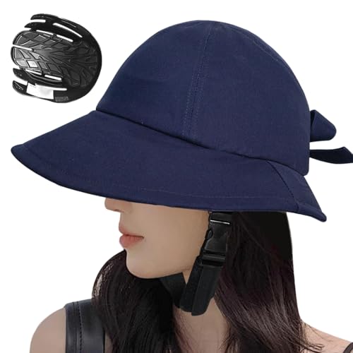 Casque bike portable avec chapeau de soleil et corde réglable