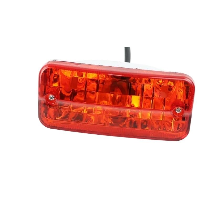 Luz trasera de motocicleta con flash de parada automático en plástico de alta resistencia