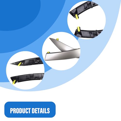 Automkt Left and Right Side Upper Side Central Dashboard Trim Strip Fits for 2009-2013 Toyota Corolla 55436-02330 55435-02370 by Automkt - Image 7