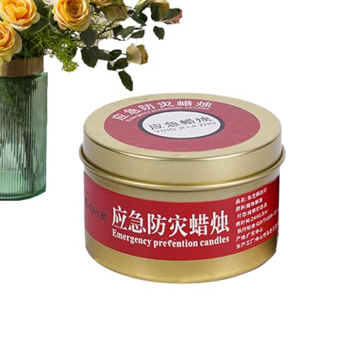 Lange Brenndauer Kerzen | Langsam Brennende Kerzen - Konserviert Tragbar Lichtquelle 20 Stunden Brenndauer Für Outdoor Wanderung Haushalt Vorrat