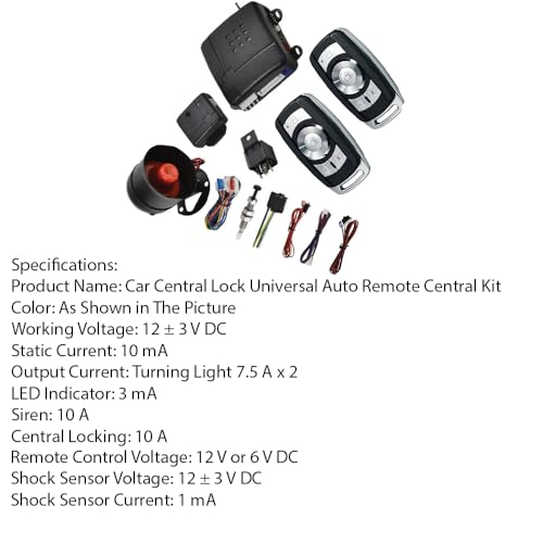 Evite el robo de vehículos con la alarma universal Riloer y sensor de choque 5