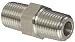 Eaton Weatherhead 3081X4 Stainless Steel 316 Fitting, Hex Nipple, 1/4" NPT Male, 1.45 inches Length