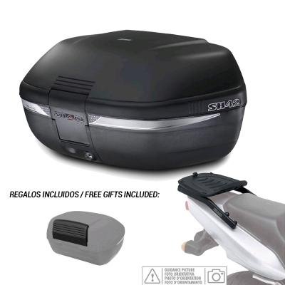 Kit-shad-1340 - kit fijacion y maleta baul trasero + respaldo de regalo...