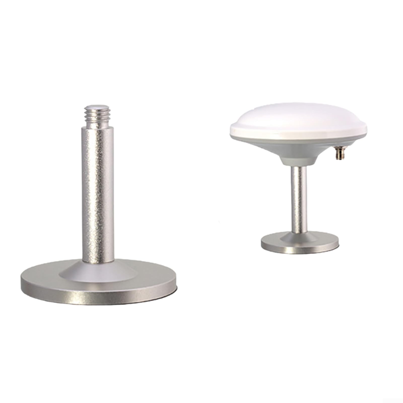 Base magnetica per antenna, nuova base magnetica per antenna Gps Gnss con filettatura 5/8-11, adattatore per antenna Gnss per ricetrasmettitore radio marino mobile (tutta base in alluminio)