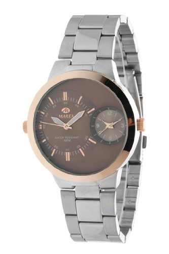 MAREA B21134 / 2 Homme : Fini les Montres Fragiles, Optez pour l'Acier Étanche