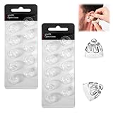 Universal Domes für Oticon Hörgerätezubehör - 20 Stk (10 mm / 2 Pack) Open Bass Domes, Hearing Aid Domes für Ältere, Hörgerät Domes Ersatz für Oticon MiniFit Hörgerätezubehör