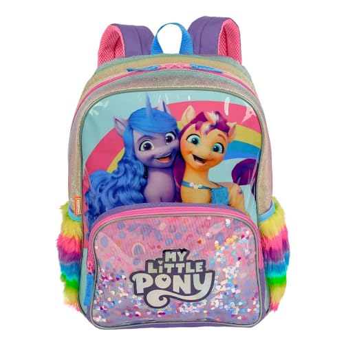 Mochila Sestini Escolar My Little Pony Confete Colorido