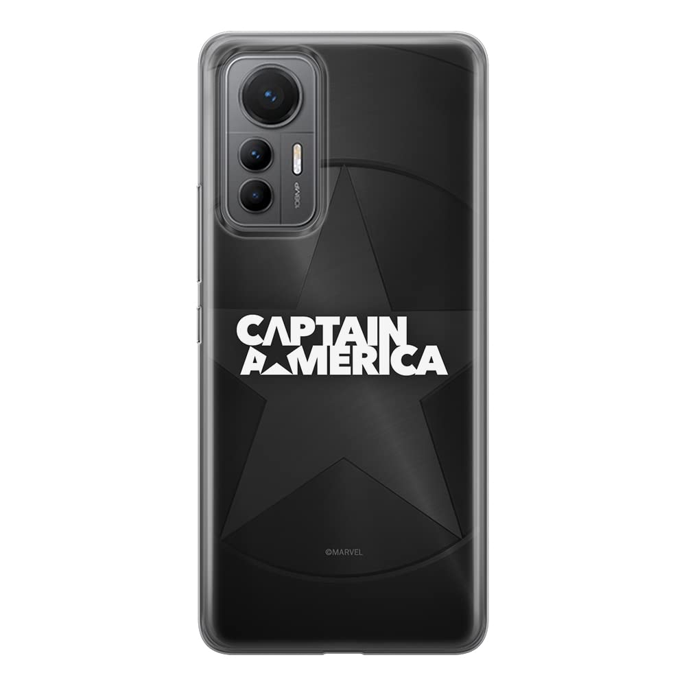 ERT GROUP mobile phone case for Xiaomi MI 12 LITE original and officially Licensed Marvel pattern Captain America 024 optimally adapted to the shape of the mobile phone, case made of TPU